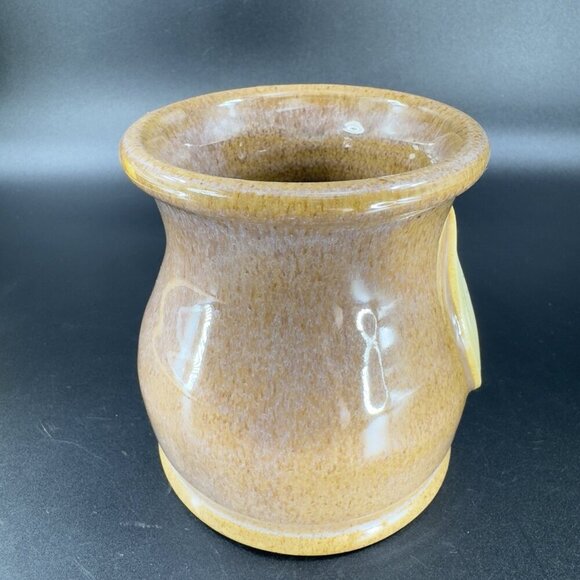 Deneen Pottery Hand Made Coffee Mug Cup Brown Glaze Egg Harbor Illinois IL - Picture 10 of 13